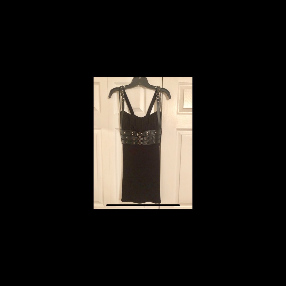 Sky Menike Dress w Genuine Leather Straps SOLD OUT - Picture 2 of 3